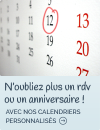 N’oubliez plus un rdv ou un anniversaire !